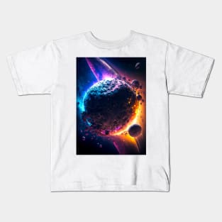 Magic in Chaos: Celestial Landscapes Kids T-Shirt